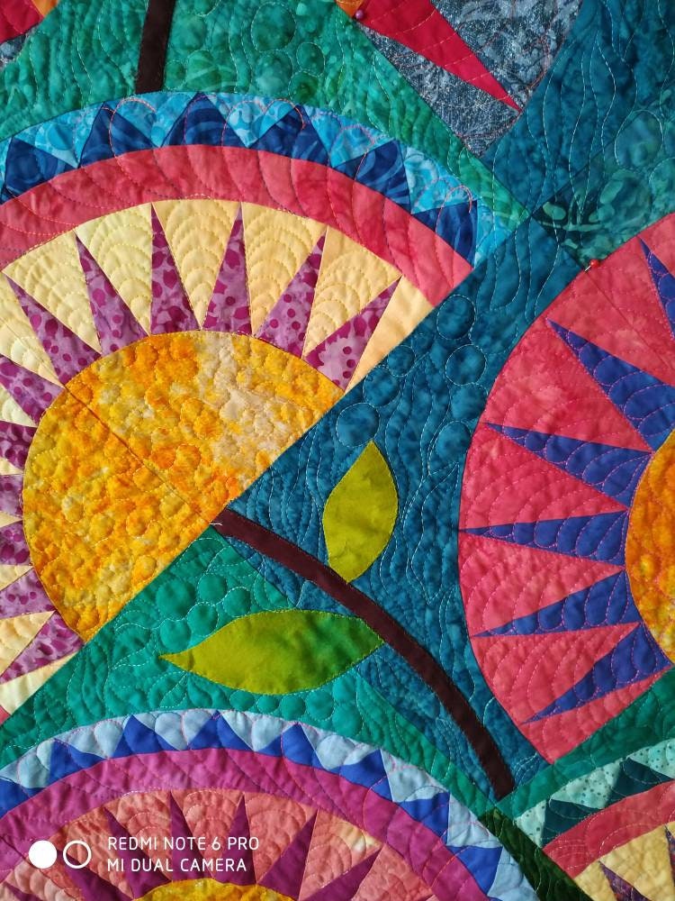 Close up of one of the NY Beauty block