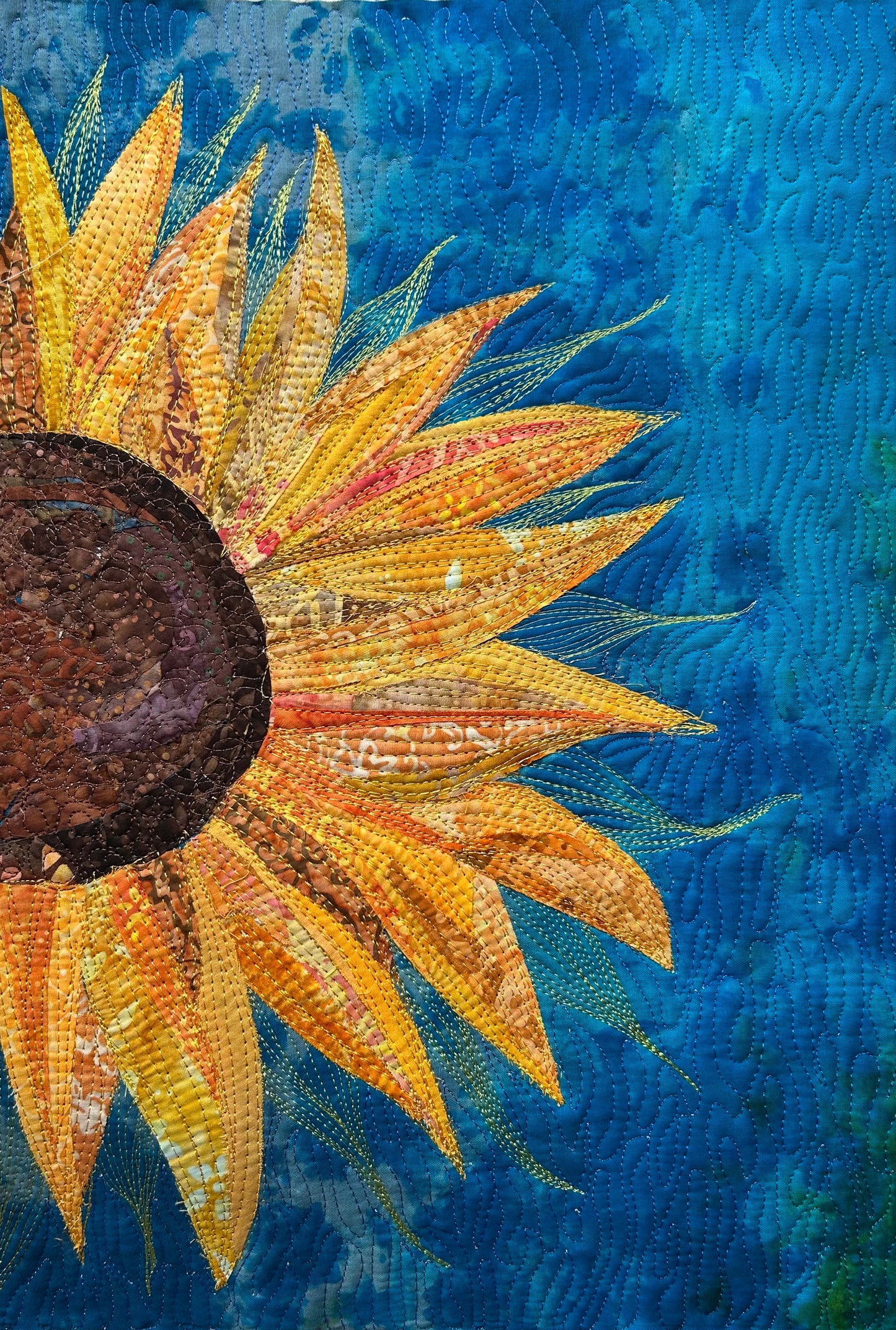 Golden Radiance

Original Small Sunflower Textile Art