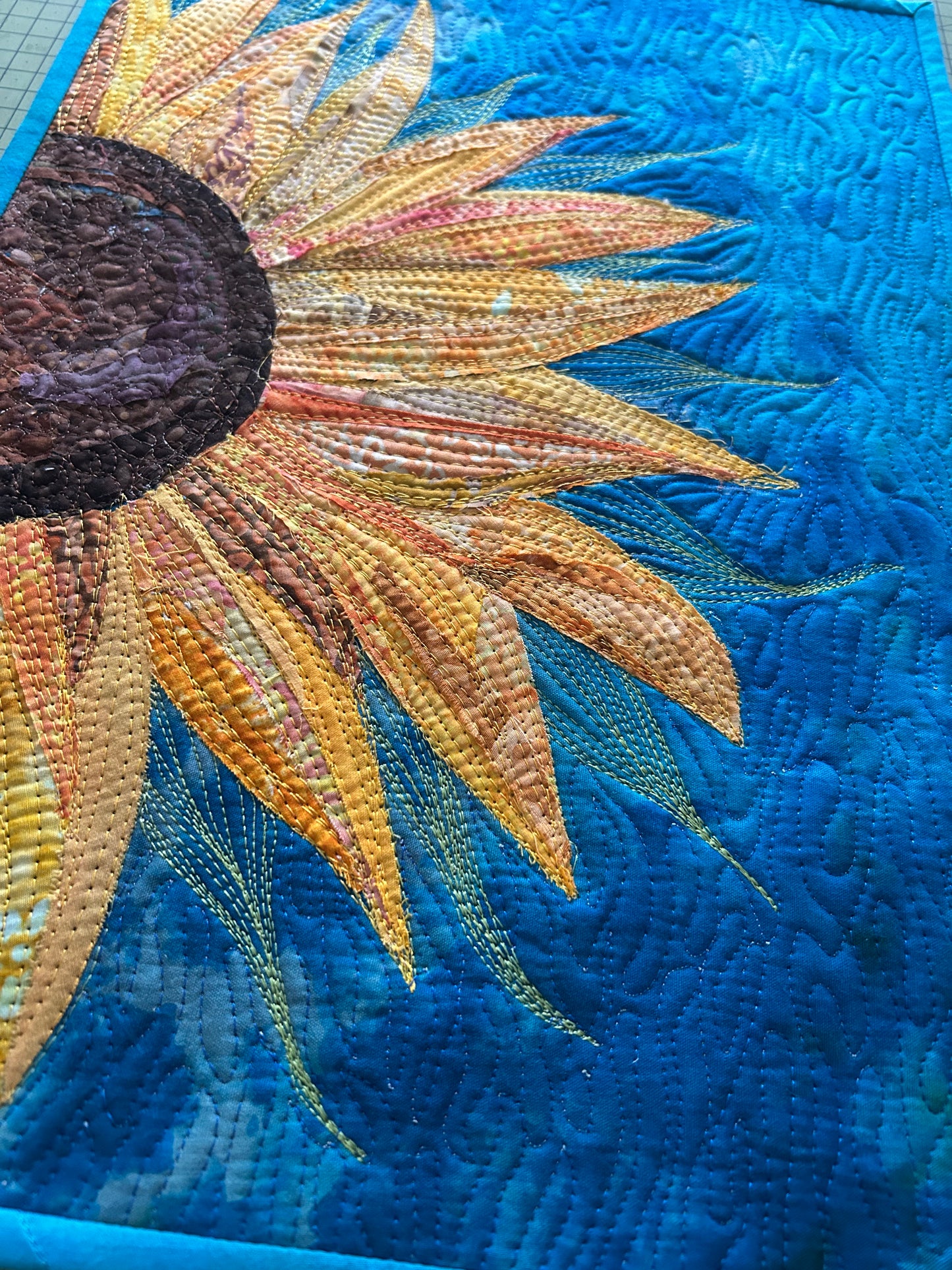 Golden Radiance

Original Small Sunflower Textile Art