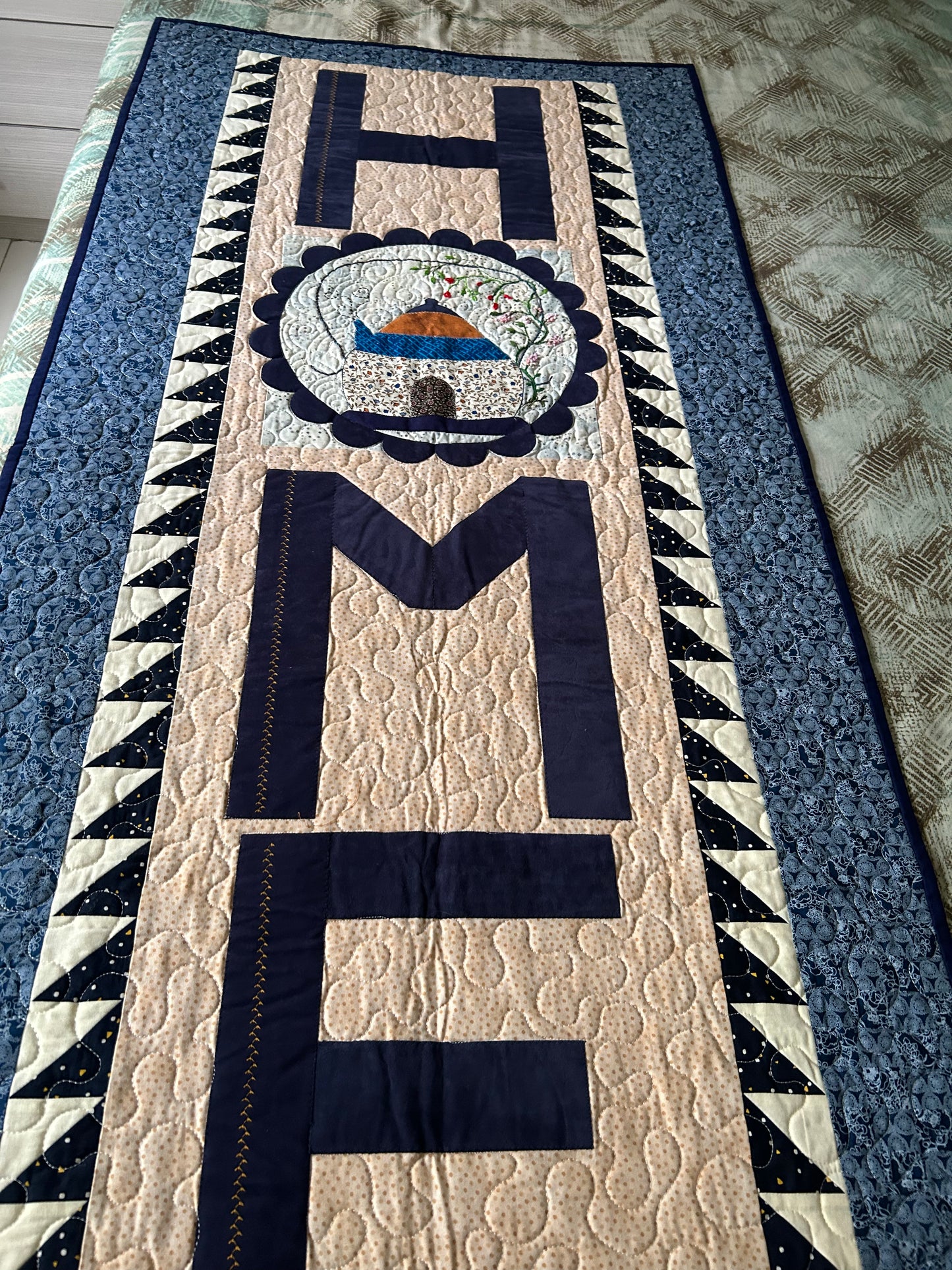 HOME Quilt Wall Hanging, Handmade Front Porch Decor, Entryway Wall Quilt, Farmhouse Home Decor, Front Door Decor Sale, Housewarming Gift