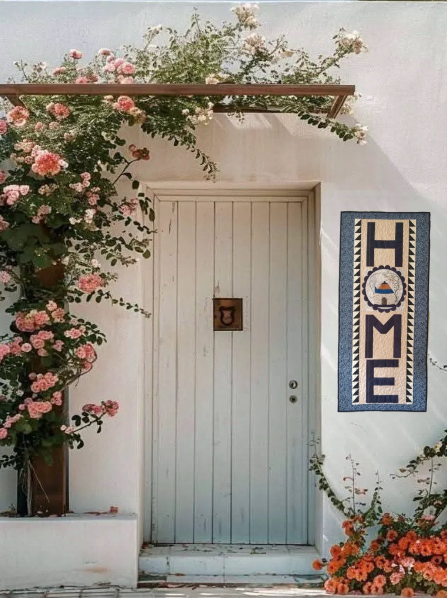 HOME Quilt Wall Hanging, Handmade Front Porch Decor, Entryway Wall Quilt, Farmhouse Home Decor, Front Door Decor Sale, Housewarming Gift