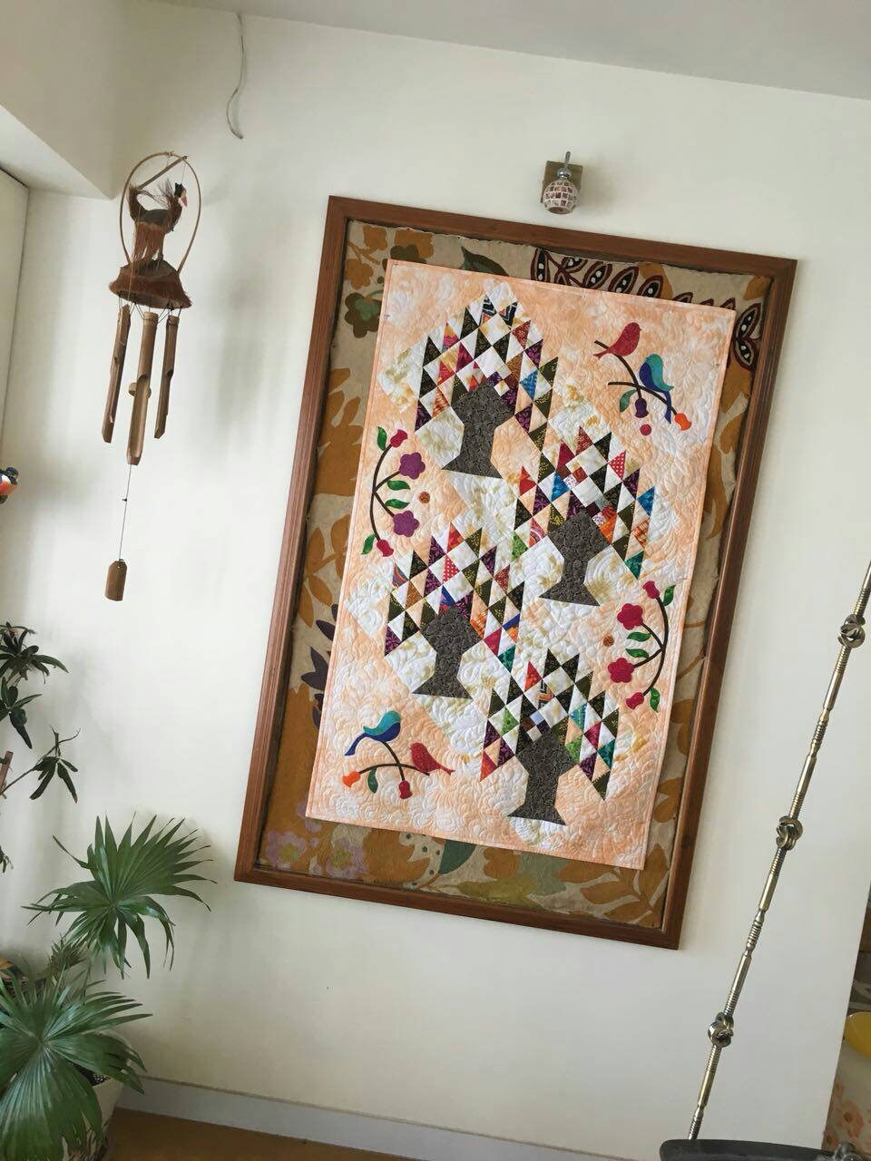 Tree of Life - Handmade Wall Art Quilt for Serene Wall Decor