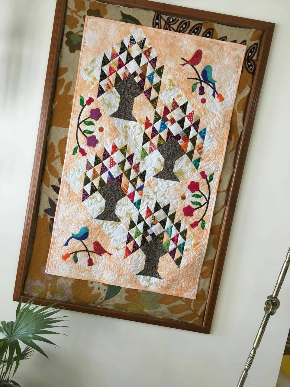 Tree of Life - Handmade Wall Art Quilt for Serene Wall Decor