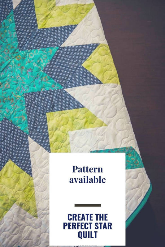 Beginner-Friendly Star Baby Quilt Pattern - PDF - On Sale!