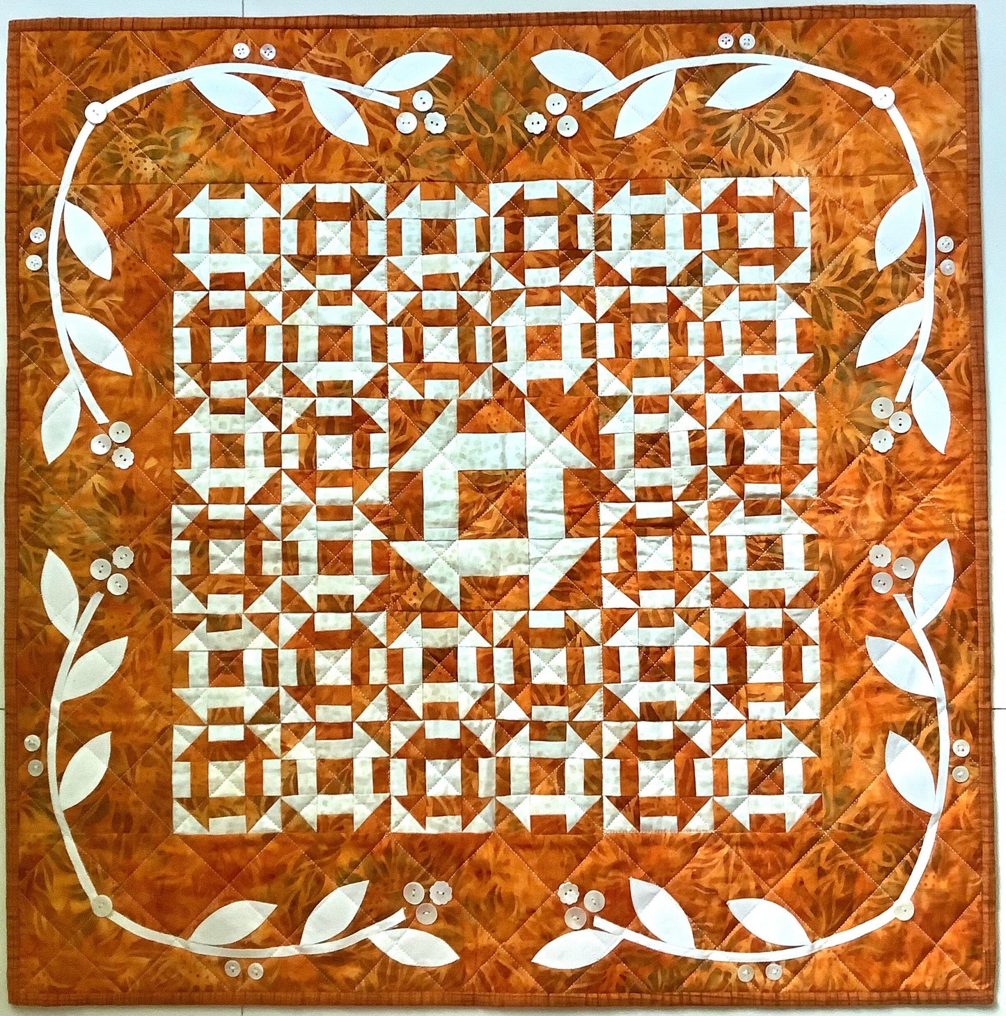 Cheddar Decor Quilted Table Topper - Country Homestyle decor - Handmade quilt sale